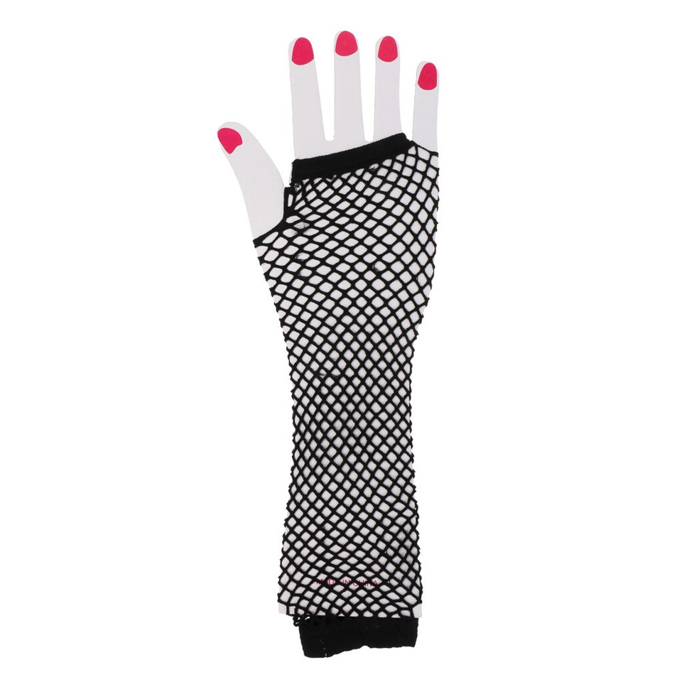 NET TOYS Schwarze Netzhandschuhe – Elegante Spitzenhandschuhe Für Damen, Karneval & Mottoparties