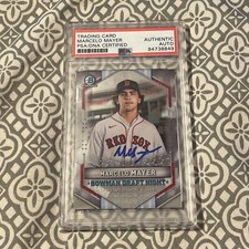 2021 Bowman Draft Night #BDN-6 Marcelo Mayer Boston Red Sox Signed PSA Authentic