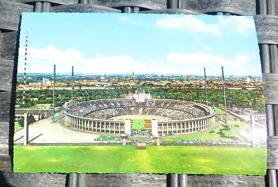 Olympic Stadium Berlin Postcard 50er 60er Years Krüger 921/134 59 Å