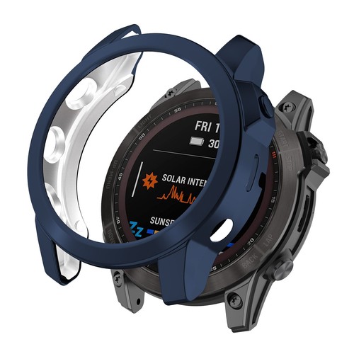 Do Garmin fenix 7X / 7X Solar Smart Watch Ochrona TPU Zderzak Etui na zegarek Ramka - Zdjęcie 19 z 25