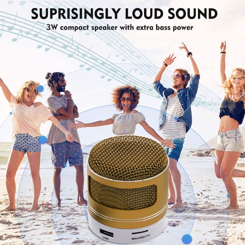 Rechargeable Wireless Hi-Fi Stereo Super Bass Mini Bluetooth Speaker Portable - Picture 100 of 152