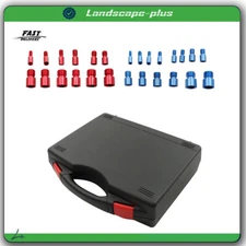 26pcs Inch & Metric Set Nut & Bolt Thread Checker Identifier Thread Gauges Box