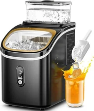 33lbs/Day Portable Ice Maker 16Pcs/13Mins, Timer, Self-Cleaning,1.5L Water Tank