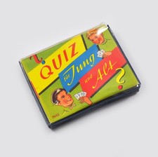 Quiz for Young And Old - 8682 - Card Game - Vintage - Questions  Answers
