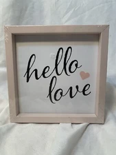 Hello Love Mini Wall Art