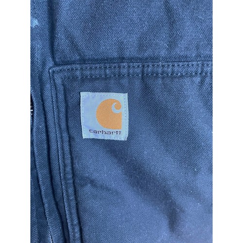 Carhartt Kids' Hooded Active Jacket Quilted Lined Black Size M (10-12) - Picture 4 of 5