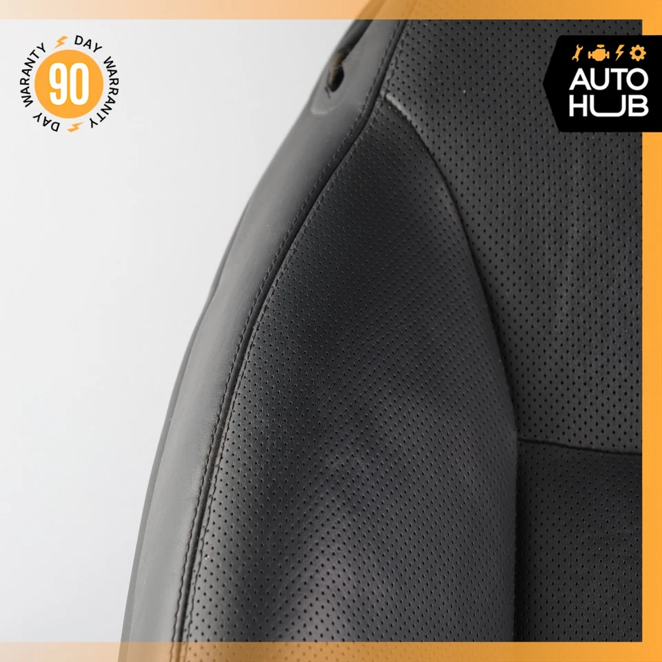 07-14 Mercedes W216 CL550 Front Right Side Top Upper Seat Cushion Black OEM - Image 2 of 4