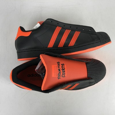 adidas superstar laceless orange