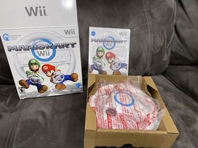 BRAND NEW Mario Kart Wii Wheel Bundle ( Nintendo Wii)