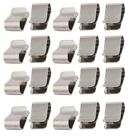 <!--F#f_0-->20pcs Silver U Clip 21.4mm x 12mm U-Type Clip Automobile Structure Connection<!--F/-->