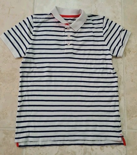 MINI BODEN BOYS SHORT Sleeve Polo Shirt STRIPE AGE 11-12 YEARS BRAND NEW