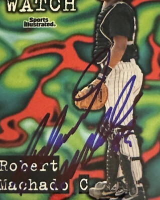 Robert Machado 1998 Fleer Sports Illustrated Authentic Signed