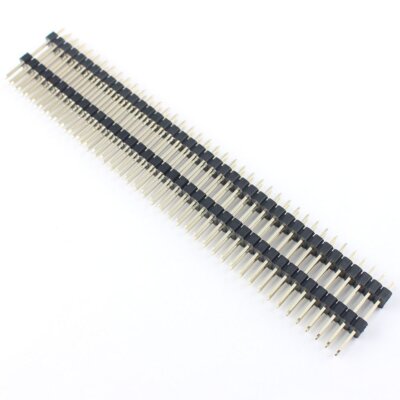 1Pcs 2.54mm 2x40 Pin 80Pin Male Double Insulator Single Header Strip L= 20mm