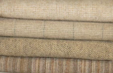 HAND DYED RUG HOOKING WOOL Mill-Dyed ~ "CASTLES in the SAND" (4-pc. collection)