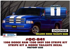 Qg-841 1996 Dodge Ram 1500 - Indy 500 Racing Stripes - Licensed