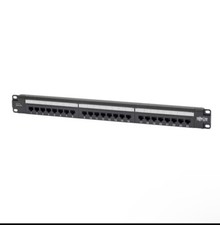 Eaton Tripp Lite Cat6 24-Port PoE Patch Panel, RJ45 Ethernet