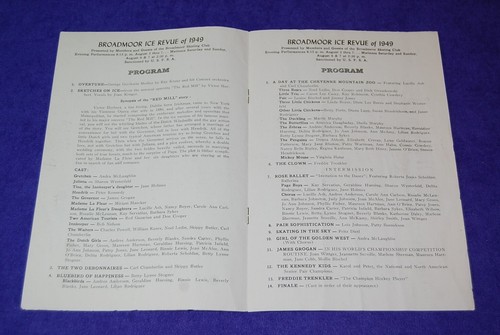 Program Broadmoor Ice Revue of 1949 at Broadmoor Ice Palace Colorado Springs, CO - Picture 3 of 5