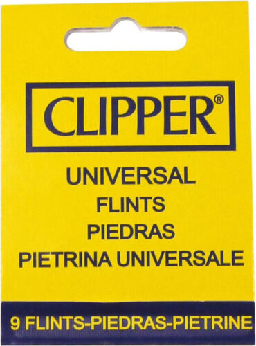 Clipper Feuerstein Flints 9 im Blister Universal Feuerzeug Lighter Set Gas NEU - Bild 3 von 8