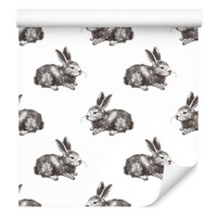10M Vlies Tapete Kinderzimmer Tiere Kaninchen Natur Ornamente Gemalt Xxl 1518