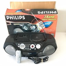 Philips AZ2045 CD Radio Cassette Recorder Sound machine 3 Band Digital Equalizer