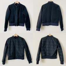 Lululemon SIZE 8 Non Stop black reversible bomber jacket