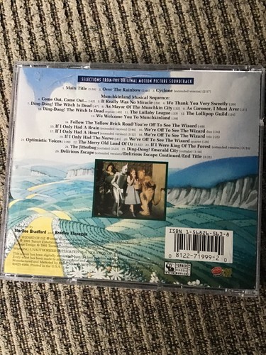 THE WIZARD OF OZ, RARE RHINO PRINT CD SOUNDTRACK - 第 2/5 張圖片