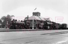Canadian National Railways (CNR) Engines 5611 & 5588 at Stratford - 8x10 Photo