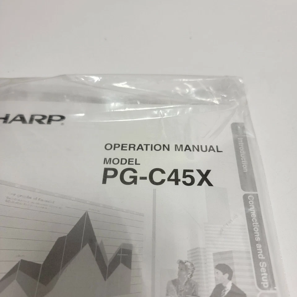 NEW USERS MANUAL & DISC's for Sharp Notevision Model PG-C45X 3LCD Projector - Image 2 of 4