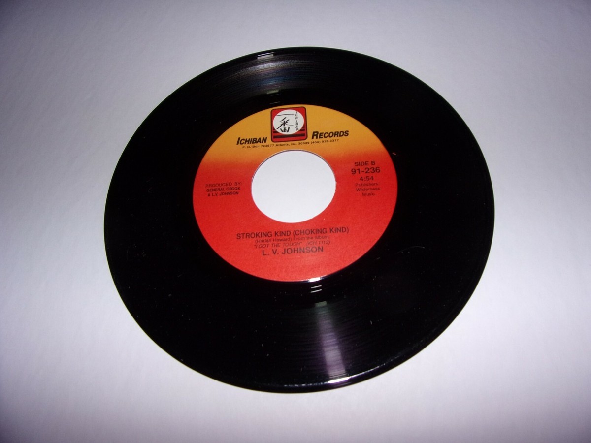 L.V. Johnson: I Don't Want To Lose Your Love / Stroking Kind / 45