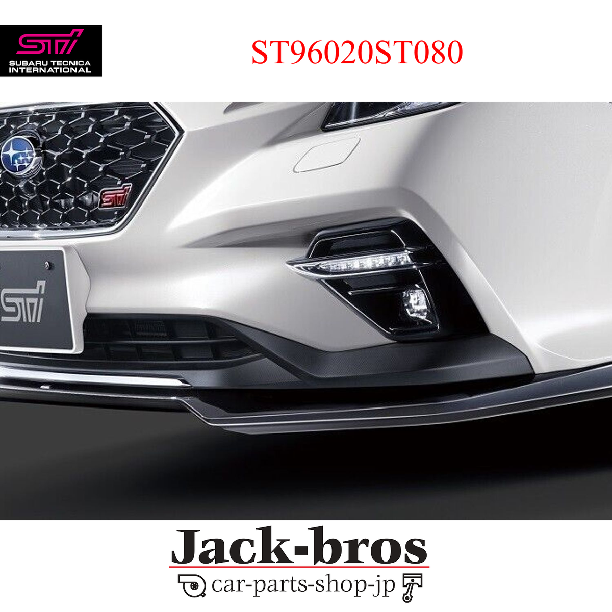 STI Genuine OEM SKIRT LIP BLACK FOR WRX S4(VB) ST96020ST080 | eBay