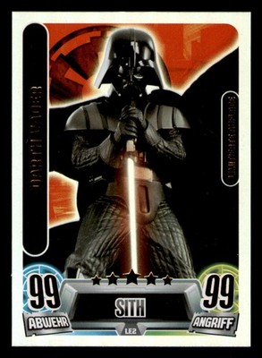 Darth Vader Star Wars Force Attax Movie Serie 2 Limitierte Auflage LE2
