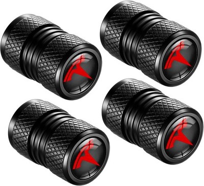 4-Pack Tire Valve Stem Caps for Tesla Model 3, S, X, Y, Car Decorative Accessori