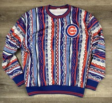 Chicago Cubs Sweater Style Men’s XL Colorful SGA Pat Hughes Promo Giveaway