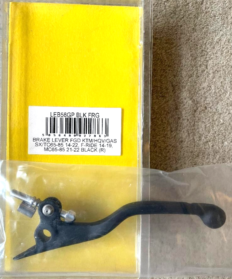 HUSQVARNA TC 65   2017 - 2026  APICO BRAKE LEVER FORGED BLACK