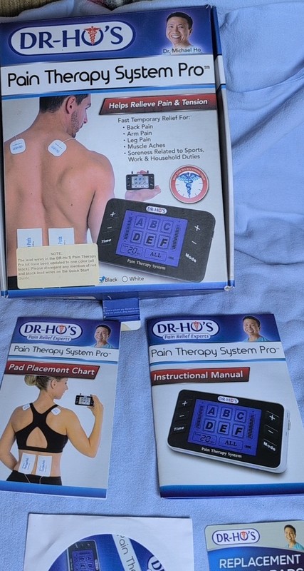 Dr-Ho's Pain Therapy System  Professional TENS Body Relief Kit Box  NO DEVICE
