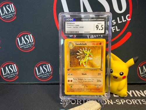 Sandslash (1st Edition) graded CGC 9.5 for sale on eBay