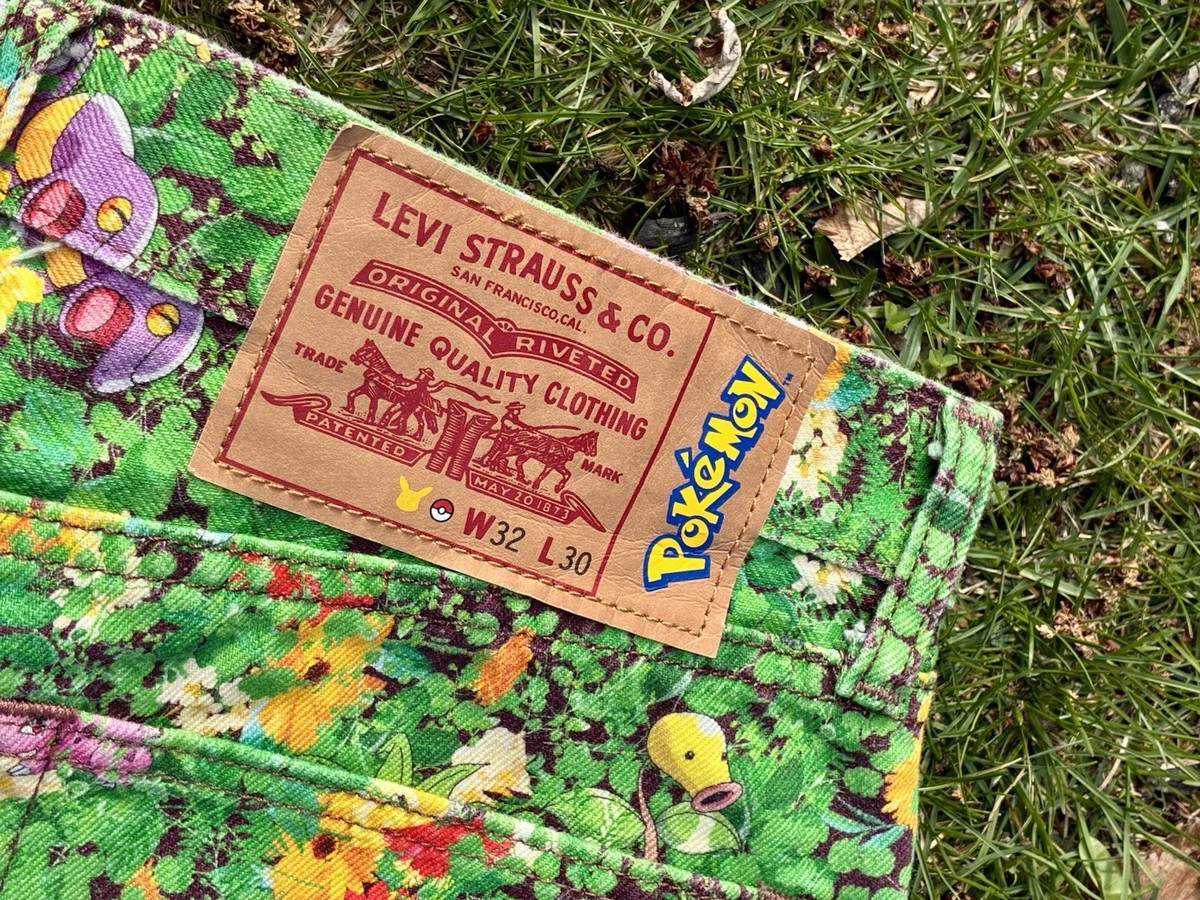 Levi's X Pokemon 25th Anniversary Jeans Limited Edition W32 L30 | eBay