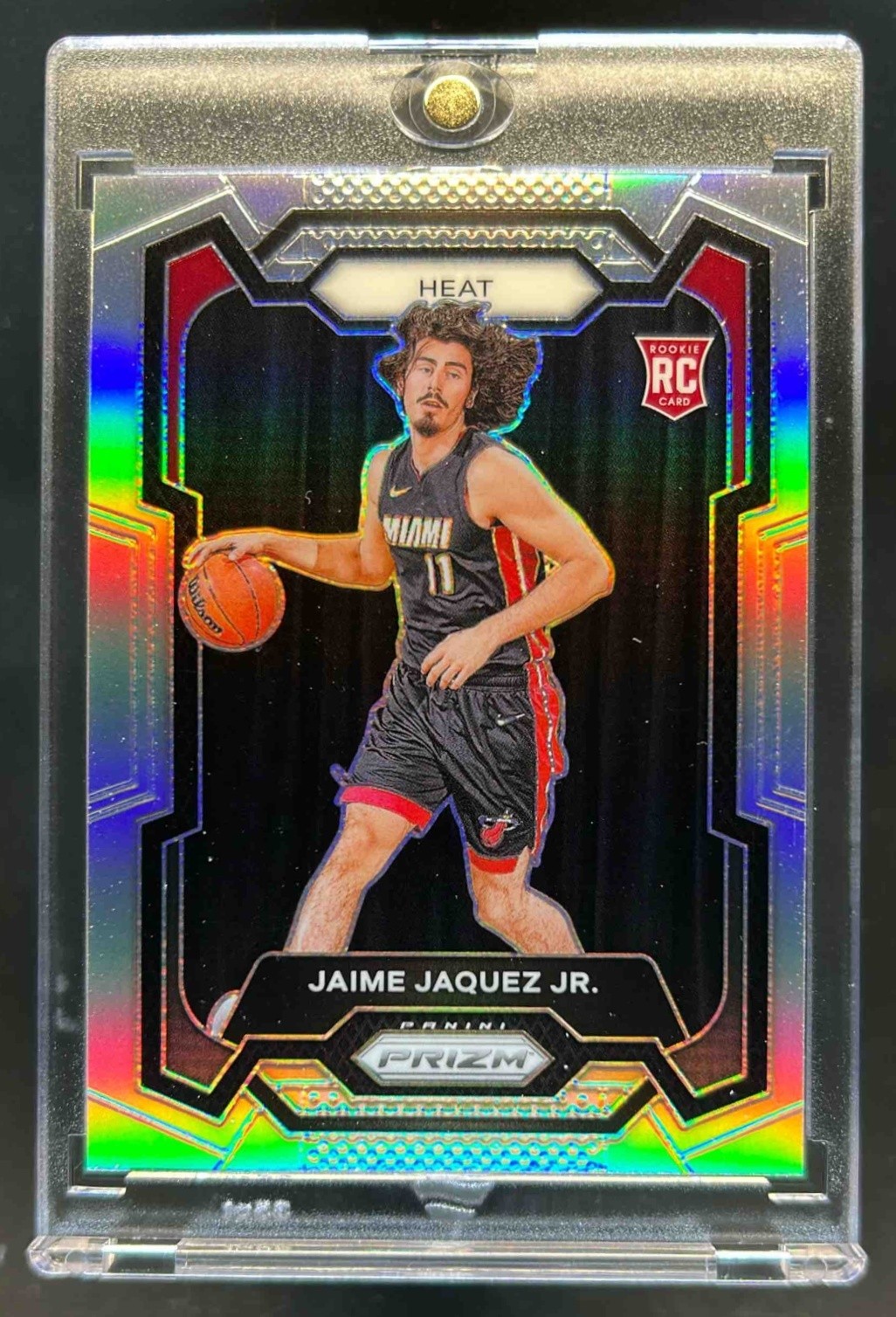 2023-24 Prizm Jaime Jaquez Jr. RC Prizm Silver Rookie #137 Heat
