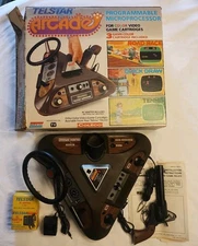 1977 Coleco Telstar Arcade & Game 1 COMPLETE W/ PAPERWORK & BOX TESTED WORKS