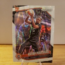 2025 Panini WNBA Prizm Basketball White Seismic Prizm Rc Rayah Marshall