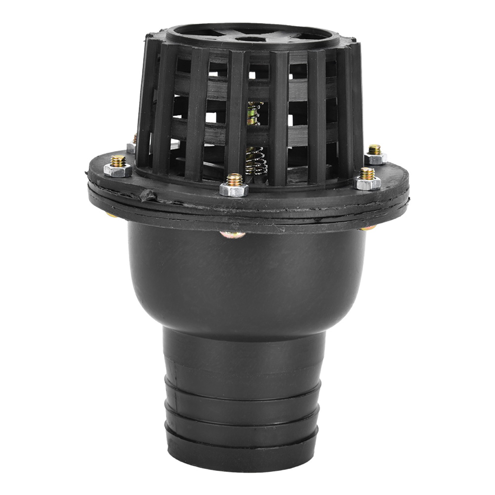 Water Pump Foot Valve Low Pressure For Fluid Machine Black PVC 3in