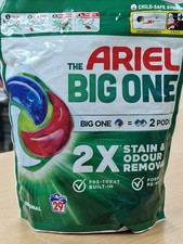 Ariel Washing Machine Laundry Detergent 29 Pods Big One, 2x Stain &odour Removal