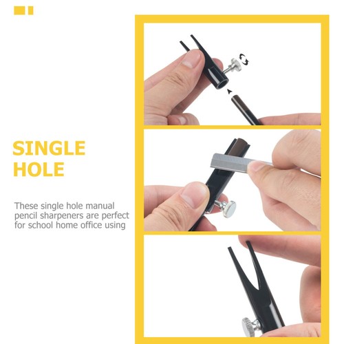 2 Count Pencil Sharpener Eyebrow Aid Child Metal Small Sharpeners Sharper - Bild 2 von 12