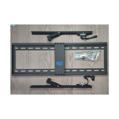 Tilting TV Wall Mount Bracket Wall Mounted Black Fits Up to 65 in