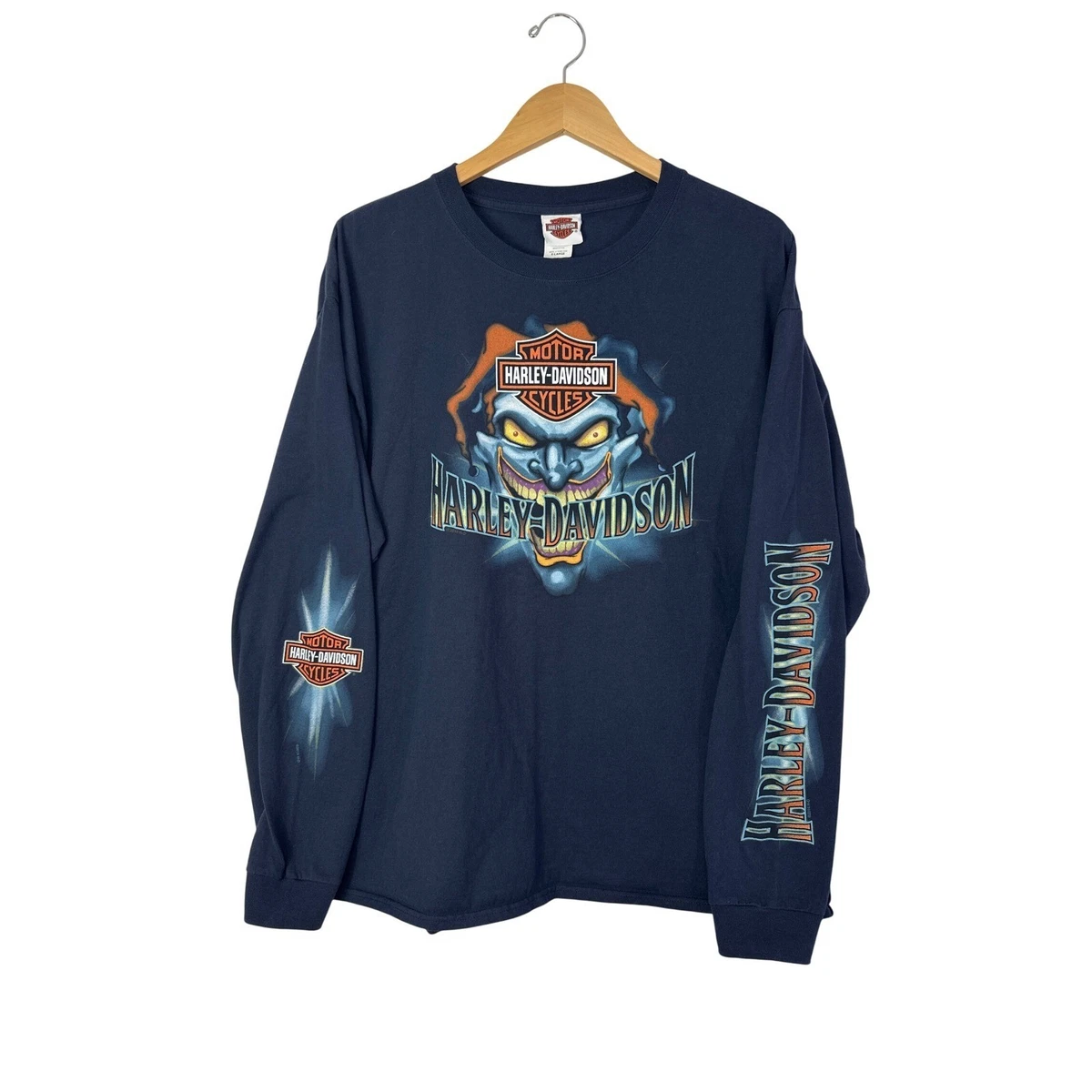 25+ Harley-Davidson Blue Long Sleeve Shirts for Men for sale