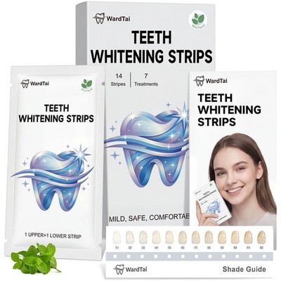 Teeth Whitening Strips for Sensitive Teeth, 7Day Starter Pack, 14 Strips / 7 ...