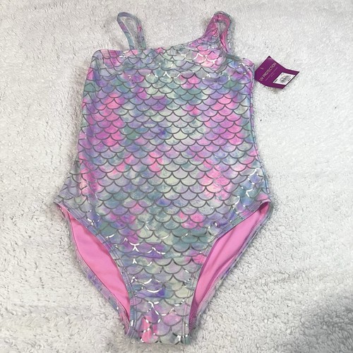 SO Girls One Piece Swimsuit Kohls Bathing Suit Rainbow Mermaid Swim Wear