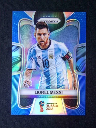 2018 Panini World Cup Lionel Messi Blue