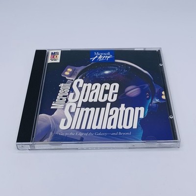 Vintage 1994 Microsoft Space Simulator MS-DOS Windows 95 CD-ROM PC CIB w/ Manual