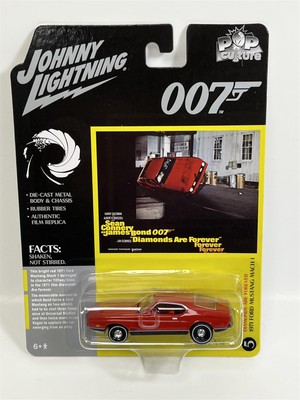 Johnny Lightning James Bond 007 Ford Mustang Mach 1 1971 1:64 Metall